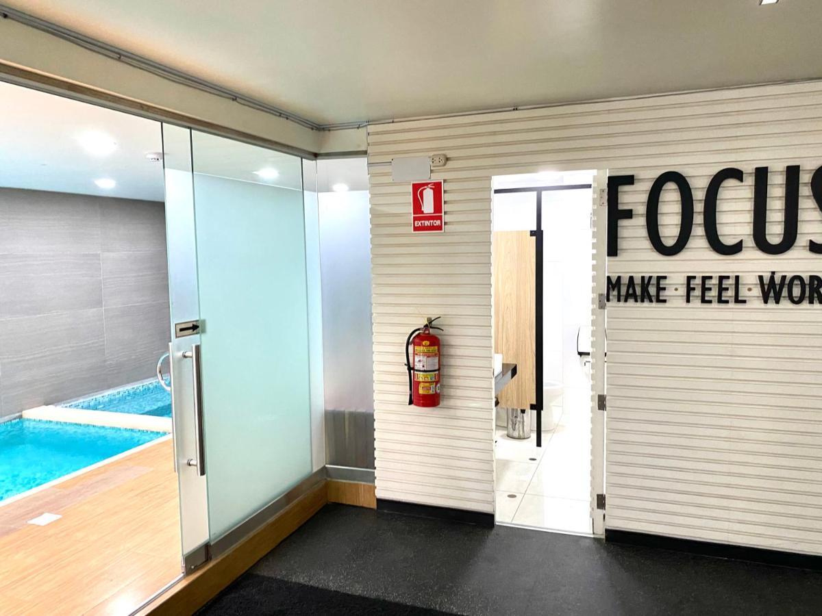 Hermoso Apartamento Con Piscina Miraflores- Canvas Лима Екстериор снимка