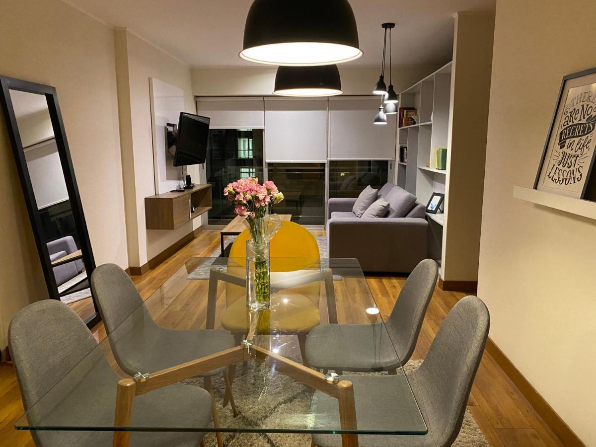 Hermoso Apartamento Con Piscina Miraflores- Canvas Лима Екстериор снимка